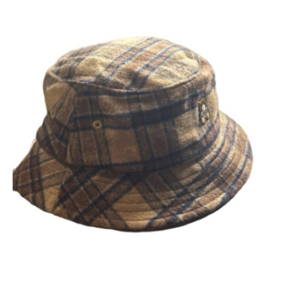 Teddy Fresh Brown Plaid Hat - Picture 2 of 4